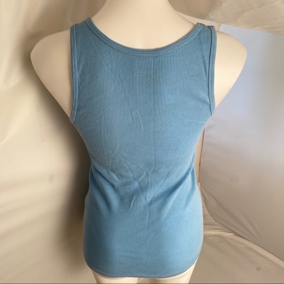 J Crew light blue Favorite tank top M - Picture 3 of 6